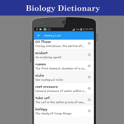 Biology Dictionary android App screenshot 3